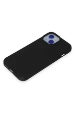 Newface iPhone 15 Kılıf Nano içi Kadife Silikon - Siyah - Görsel 4