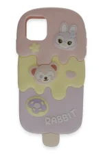 Newface iPhone 15 Kılıf Poky Karakter Silikon Kapak - Desen 11