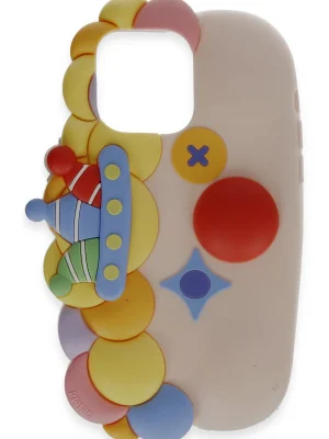 Newface iPhone 15 Kılıf Poky Karakter Silikon Kapak - Desen 7