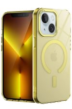 Newface iPhone 15 Kılıf Troy Magsafe Kapak - Sarı