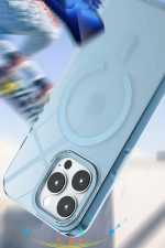 Newface iPhone 15 Kılıf Troy Magsafe Kapak - Sarı - Görsel 4