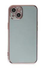 Newface iPhone 15 Kılıf Volet Silikon - Açık Yeşil
