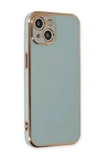Newface iPhone 15 Kılıf Volet Silikon - Açık Yeşil - Görsel 3