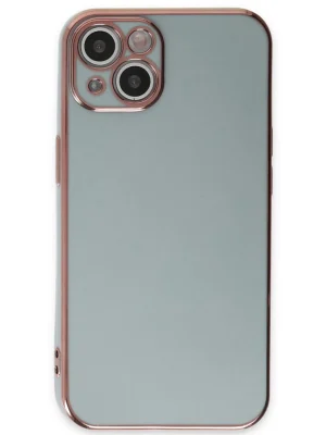 Newface iPhone 15 Kılıf Volet Silikon - Açık Yeşil