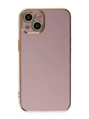Newface iPhone 15 Kılıf Volet Silikon - Mor