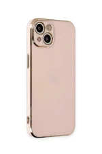 Newface iPhone 15 Kılıf Volet Silikon - Pembe - Görsel 2