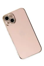 Newface iPhone 15 Kılıf Volet Silikon - Pembe - Görsel 3