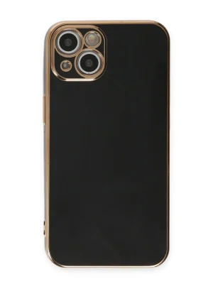 Newface iPhone 15 Kılıf Volet Silikon - Siyah