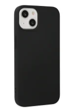 Newface iPhone 15 Plus Kılıf Nano içi Kadife Silikon - Siyah - Görsel 2