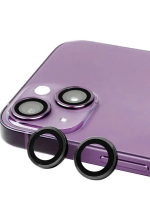 Newface iPhone 15 Plus Raze Metal Kamera Lens - Siyah