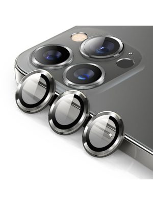 Newface iPhone 15 Pro Bind Metal Kamera Lens - Natural Grey