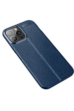 Newface iPhone 15 Pro Kılıf Auto Focus Kapak - Lacivert - Görsel 2