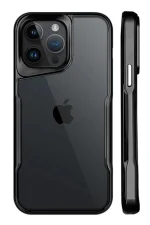 Newface iPhone 15 Pro Kılıf Boyi Silikon Kapak - Siyah - Görsel 2
