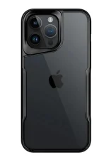 Newface iPhone 15 Pro Kılıf Boyi Silikon Kapak - Siyah