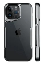 Newface iPhone 15 Pro Kılıf Boyi Silikon Kapak - Titan Gri - Görsel 2