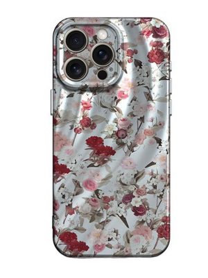 Newface iPhone 15 Pro Kılıf Crew Desenli Kapak - Çiçek