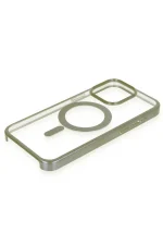 Newface iPhone 15 Pro Kılıf Erozi Magsafe Kapak - Gri - Görsel 4