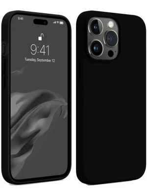 Newface iPhone 15 Pro Kılıf First Silikon - Siyah