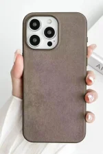 Newface iPhone 15 Pro Kılıf Karen Magsafe Kapak - Kahverengi