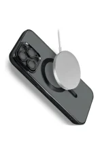 Newface iPhone 15 Pro Kılıf Kross Magneticsafe Kapak - Lacivert - Görsel 5