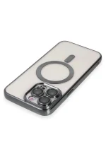 Newface iPhone 15 Pro Kılıf Kross Magneticsafe Kapak - Titan Gri - Görsel 4