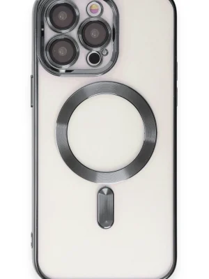 Newface iPhone 15 Pro Kılıf Kross Magneticsafe Kapak - Titan Gri