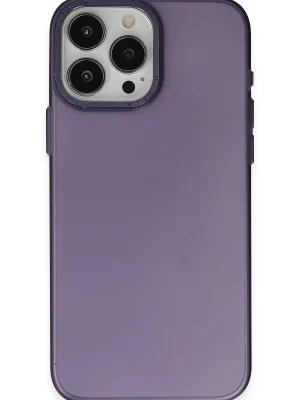 Newface iPhone 15 Pro Kılıf Modos Metal Kapak - Derin Mor