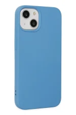 Newface iPhone 15 Pro Kılıf Nano içi Kadife Silikon - Mavi - Görsel 2