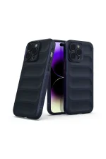 Newface iPhone 15 Pro Kılıf Optimum Silikon - Lacivert - Görsel 3