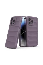 Newface iPhone 15 Pro Kılıf Optimum Silikon - Mor - Görsel 2