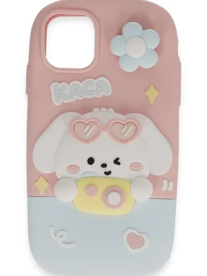 Newface iPhone 15 Pro Kılıf Poky Karakter Silikon Kapak - Desen 13