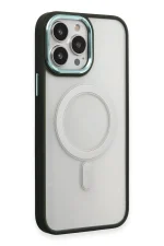 Newface iPhone 15 Pro Kılıf Room Magneticsafe Silikon - Köknar Yeşili