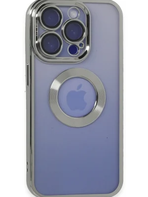 Newface iPhone 15 Pro Kılıf Slot Silikon - Gümüş