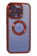 Newface iPhone 15 Pro Kılıf Slot Silikon - Kırmızı