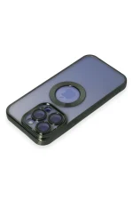 Newface iPhone 15 Pro Kılıf Slot Silikon - Köknar Yeşili - Görsel 3