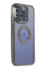 Newface iPhone 15 Pro Kılıf Slot Silikon - Titan Gri - Görsel 2