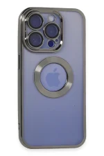 Newface iPhone 15 Pro Kılıf Slot Silikon - Titan Gri