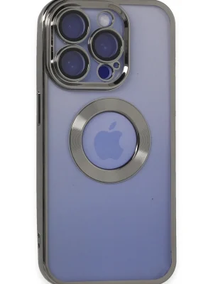Newface iPhone 15 Pro Kılıf Slot Silikon - Titan Gri