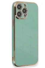 Newface iPhone 15 Pro Kılıf Volet Silikon - Açık Yeşil