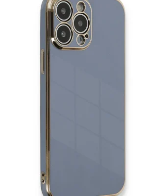 Newface iPhone 15 Pro Kılıf Volet Silikon - Mavi