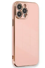 Newface iPhone 15 Pro Kılıf Volet Silikon - Pembe