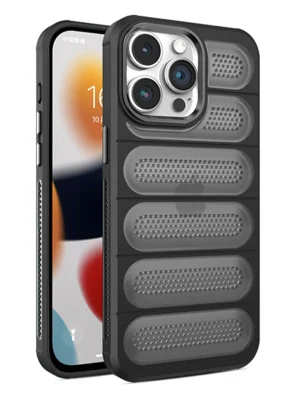 Newface iPhone 15 Pro Max Kılıf Airmax Silikon Kapak - Siyah