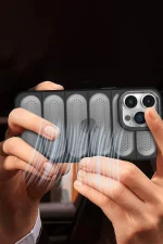 Newface iPhone 15 Pro Max Kılıf Airmax Silikon Kapak - Siyah - Görsel 5