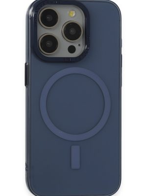 Newface iPhone 15 Pro Max Kılıf Anka PC Magneticsafe Sert Metal Kapak - Lacivert