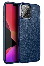 Newface iPhone 15 Pro Max Kılıf Auto Focus Kapak - Lacivert