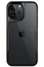 Newface iPhone 15 Pro Max Kılıf Boyi Silikon Kapak - Siyah