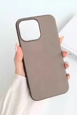 Newface iPhone 15 Pro Max Kılıf Karen Magsafe Kapak - Kahverengi - Görsel 2