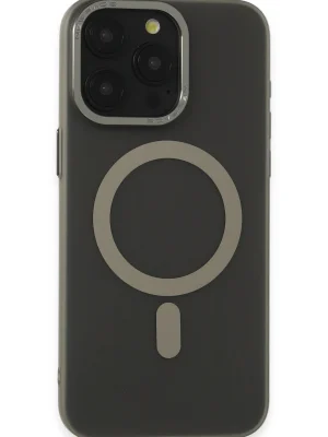 Newface iPhone 15 Pro Max Kılıf Lodos Magneticsafe Mat Kapak - Titan Gri