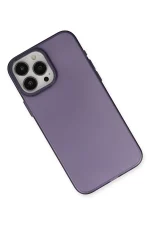 Newface iPhone 15 Pro Max Kılıf Modos Metal Kapak - Derin Mor - Görsel 3