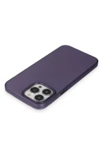 Newface iPhone 15 Pro Max Kılıf Modos Metal Kapak - Derin Mor - Görsel 4